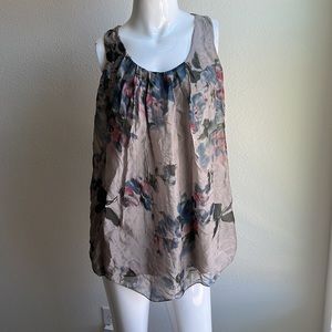 H TREND MADE IN ITALY SILK SHIRT TOP BLOUSE SIZE XS NWOT